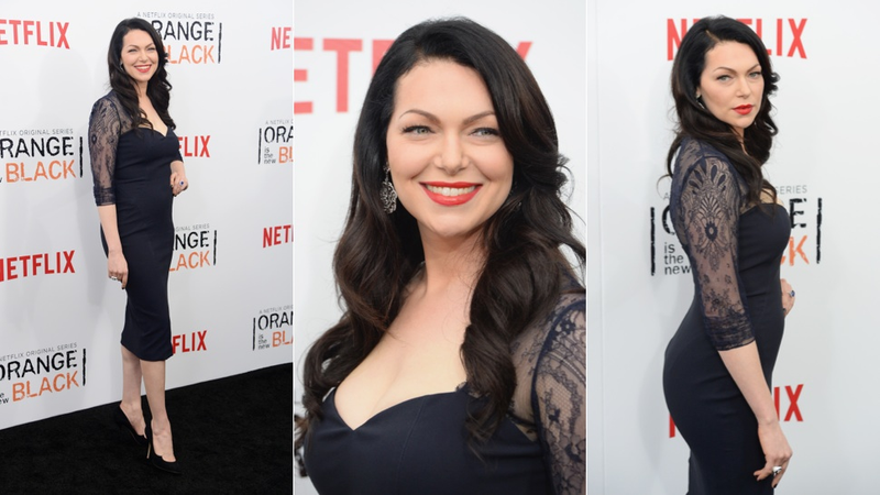 Illustration for article titled Fab Dresses and Bold Lips at the Premiere of Orange Is The New Black